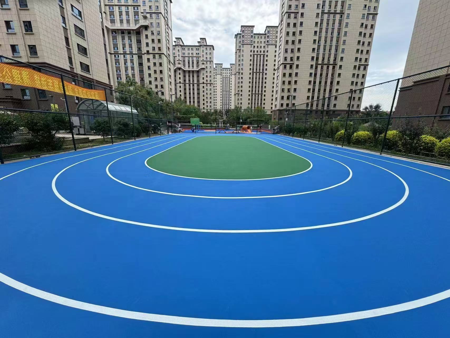 咸阳市学校塑胶跑道幼儿园塑胶跑道 - 方案